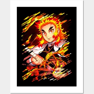 Rengoku Kyojuro Posters and Art